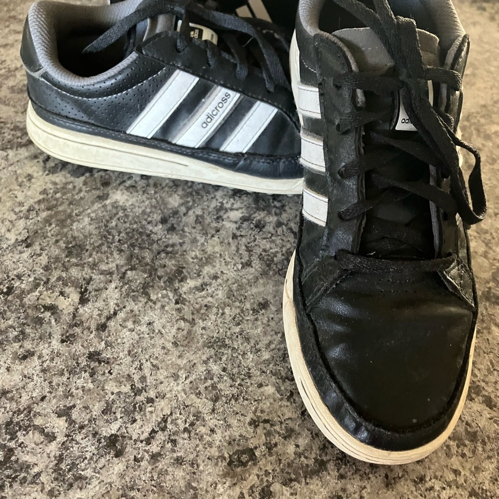 Adidas Black and White Golf Sneakers